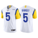 Men's Los Angeles Rams #5 Jalen Ramsey White 2021 Vapor Limited Modern Throwback NFL Jersey