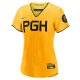 Women's Pittsburgh Pirates Ke'Bryan Hayes Nike Gold City Connect Replica Player Jersey