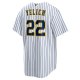 Men's Milwaukee Brewers Christian Yelich Nike White Alternate Replica Player Jersey