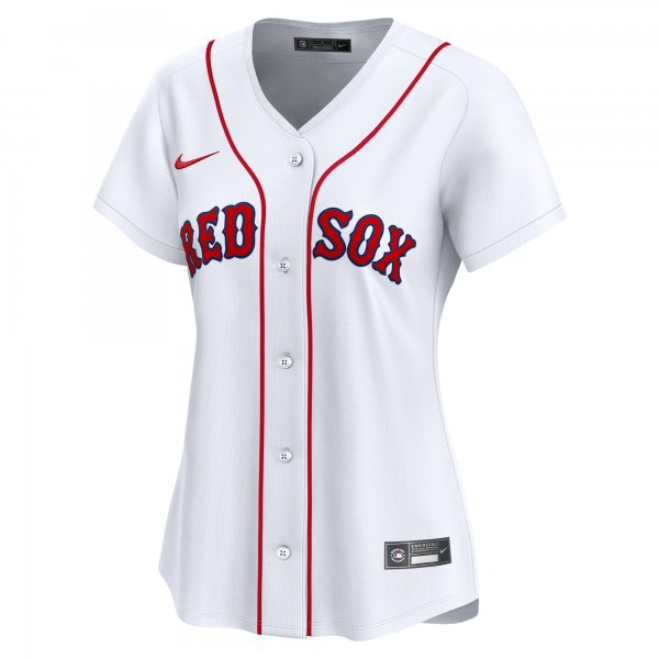 Women's Boston Red Sox Nike White #1 Mom Home Limited Jersey