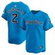 Men's Miami Marlins Jazz Chisholm Jr. Nike Blue Alternate Limited Player Jersey