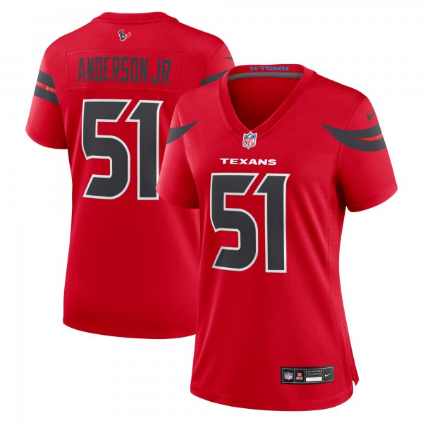 Women's Houston Texans Will Anderson Jr. Nike Red Alternate Game Jersey