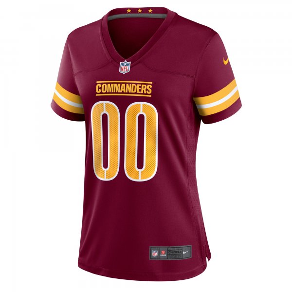 Women's Washington Commanders Nike Burgundy Game Custom Player Jersey