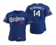 Men's Los Angeles Dodgers #14 Enrique Hernandez Royal 2020 World Series Flex Base Nike Jersey