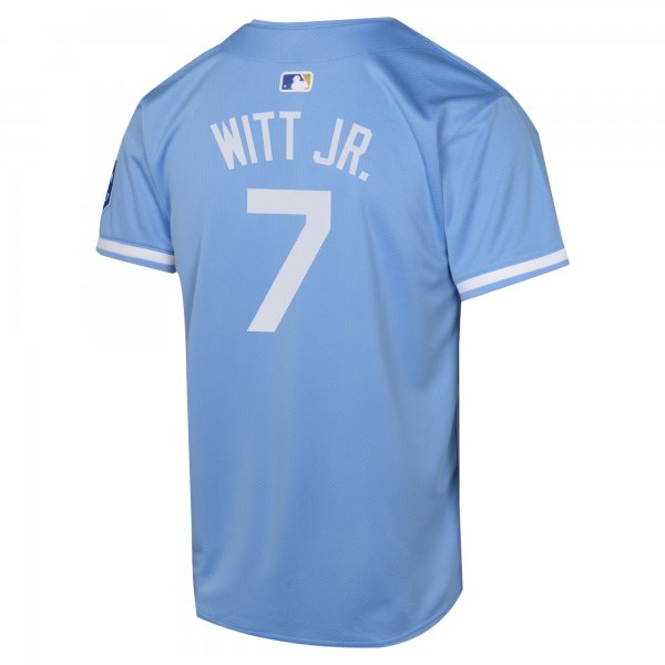 Youth Kansas City Royals Bobby Witt Nike Light Blue Alternate Limited Player Jersey