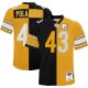 Youth Pittsburgh Steelers Troy Polamalu Mitchell & Ness Black/Gold Split Legacy Jersey