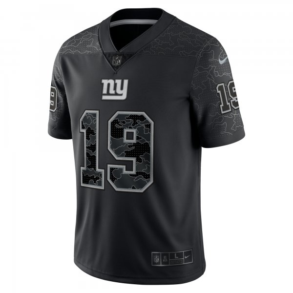 Men's New York Giants Kenny Golladay Nike Black RFLCTV Limited Jersey