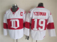 Men's Detroit Red Wings #19 Yzerman Red Throwback NHL Jersey