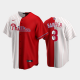 Men's Philadelphia Phillies Split Replica #3 Bryce Harper White/Red MLB Jersey