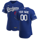 Los Angeles Dodgers Custom Men's Nike Royal Alternate 2020 World Series Champions Player MLB Jersey