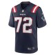 Men's New England Patriots Jeremiah Pharms Jr. Nike Navy Game Player Jersey