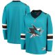 Youth San Jose Sharks Fanatics Teal Home Replica Blank Jersey