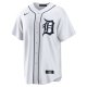 Men's Detroit Tigers Andy IbÃÂ¡?ez Nike White Home  Replica Player Jersey