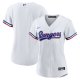 Women's Texas Rangers Nike White Home Replica Team Jersey