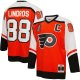 Men's Philadelphia Flyers Eric Lindros Mitchell & Ness Orange Captain Patch 1996/97 Blue Line Player Jersey