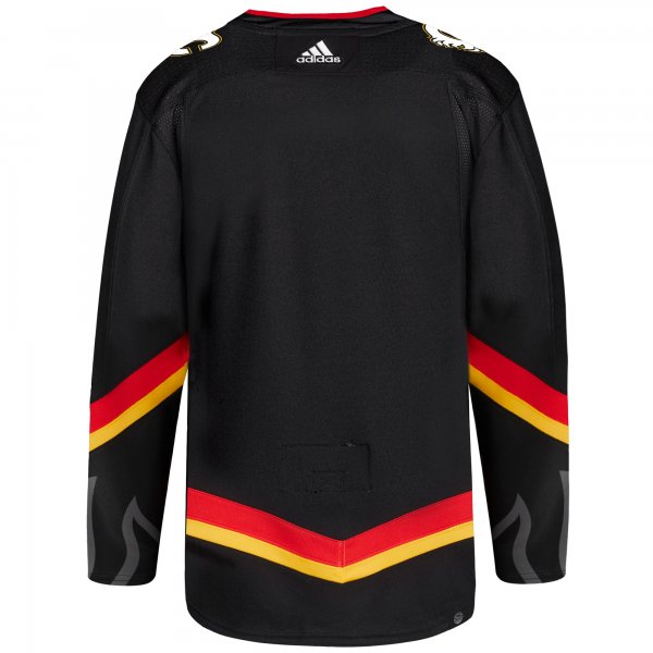 Men's Calgary Flames adidas Black Alternate Primegreen Jersey