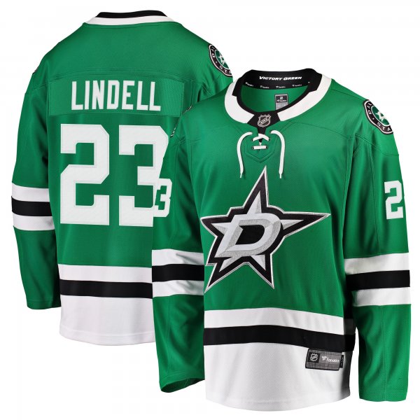 Men's Dallas Stars Esa Lindell Fanatics Kelly Green Breakaway Jersey