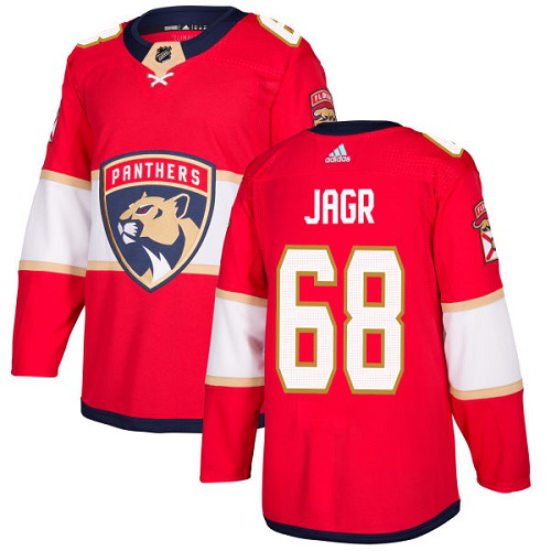 Adidas Florida Panthers #68 Jaromir Jagr Red Home Stitched NHL Jersey