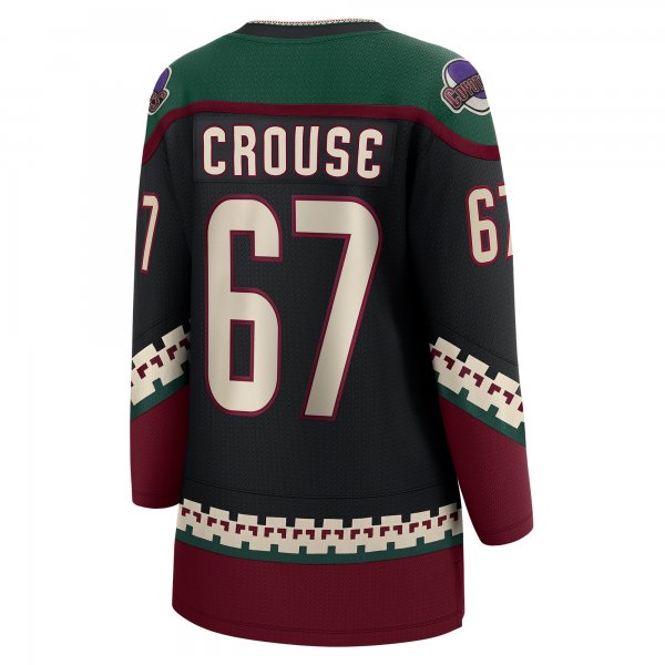 Women's Arizona Coyotes Lawson Crouse Fanatics Black Home Breakaway Player Jersey