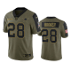 Dallas Cowboys Malik Hooker Olive 2021 Salute To Service Men's Limited NFL Jersey