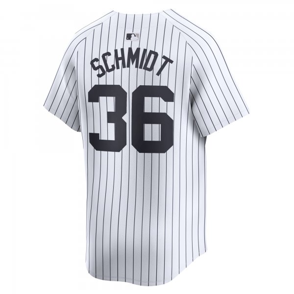 Men's New York Yankees Clarke Schmidt Nike White Home Limited Player Jersey