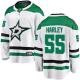 Men's Dallas Stars #55 Thomas Harley White Breakaway Away Jersey