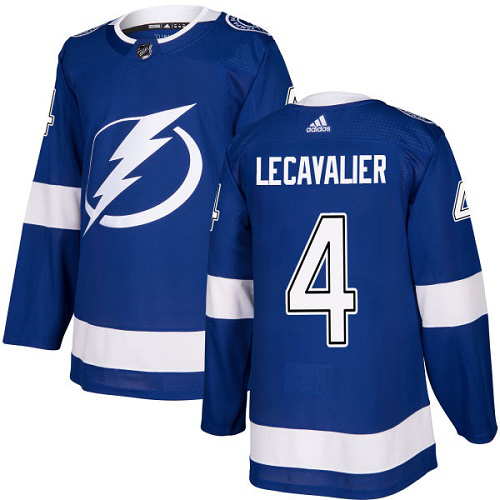 Adidas Tampa Bay Lightning #4 Vincent Lecavalier Blue Home Stitched NHL Jersey