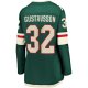 Women's Minnesota Wild Filip Gustavsson Fanatics Green Home Breakaway Player Jersey