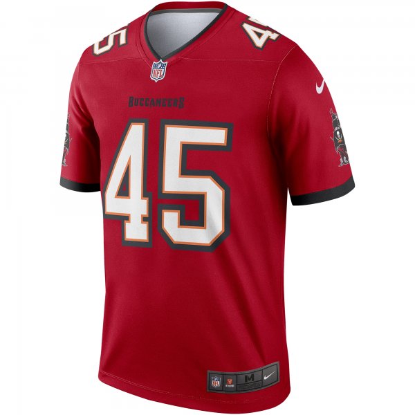 Men's Tampa Bay Buccaneers Devin White Nike Red Legend Jersey