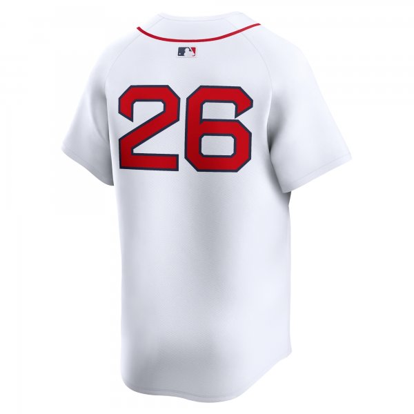 Men's Boston Red Sox Wade Boggs Nike White Home Limited Player Jersey