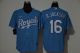 Men's Kansas City Royals #16 Bo Jackson Blue Stitched MLB Cool Base Nike Jersey