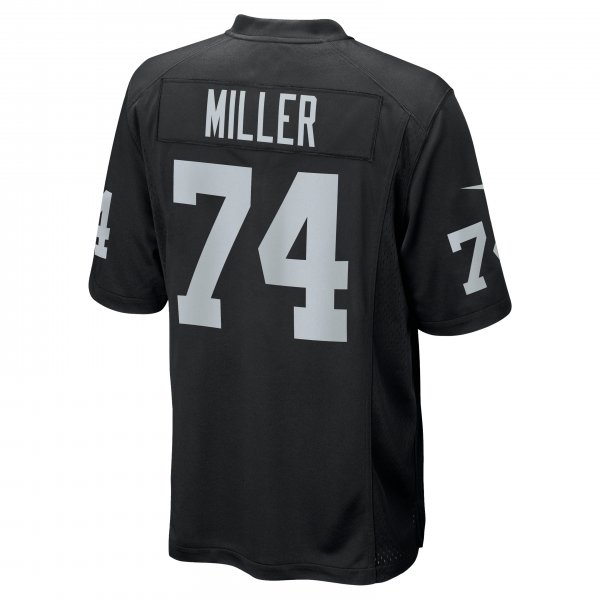 Men's Las Vegas Raiders Kolton Miller Nike Black Game Jersey