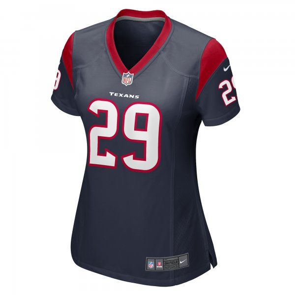 Women's Houston Texans M.J. Stewart Nike Navy Game Player Jersey