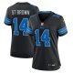 Women's Detroit Lions Amon-Ra St. Brown Nike Black 2nd Alternate Game Jersey