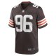 Men's Cleveland Browns Jordan Elliott Nike Brown Game Jersey