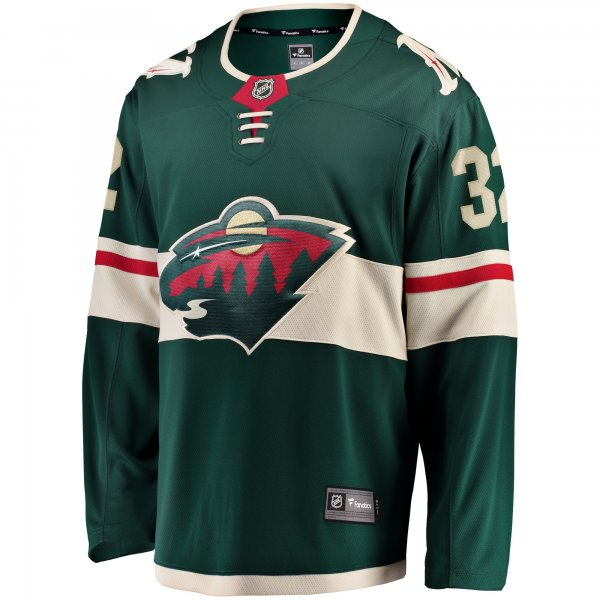 Men's Minnesota Wild Filip Gustavsson Fanatics Green Home Breakaway Player Jersey