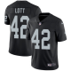 Men's Nike Las Vegas Raiders #42 Ronnie Lott Black Team Color Stitched NFL Vapor Untouchable Limited Jersey