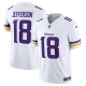 Men's Minnesota Vikings #18 Justin Jefferson Nike White Vapor F.U.S.E. Limited Jersey