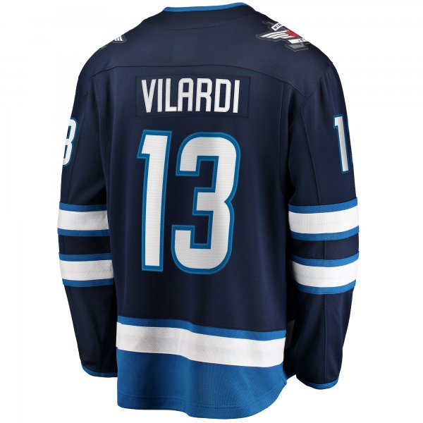 Men's Winnipeg Jets Gabriel Vilardi Fanatics Navy Home Premier Breakaway Player Jersey