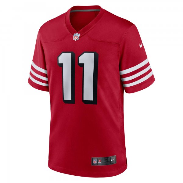 Men's San Francisco 49ers Brandon Aiyuk Nike Scarlet Alternate Game Jersey