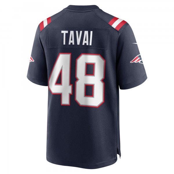 Men's New England Patriots Jahlani Tavai Nike Navy Game Player Jersey