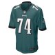 Men's Philadelphia Eagles Fred Johnson Nike Midnight Green Team Game Jersey