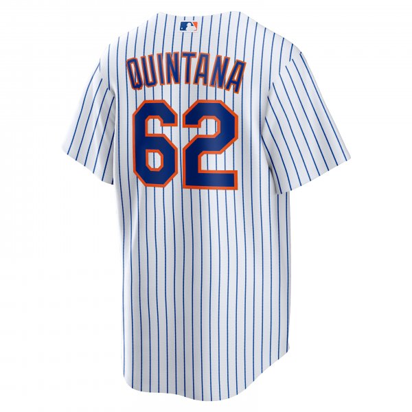 Men's New York Mets JosÃÂ© Quintana Nike White Home  Replica Player Jersey