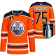 Men's Edmonton Oilers Evan Bouchard 2022 Stanley Cup Playoffs #75 Orange Primegreen Jersey