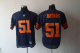 Men's Chicago Bears #51 Dick Butkus Blue/Orange 1940s Throwback Stitched NFL Jersey