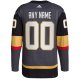 Men's Vegas Golden Knights  adidas Gray Alternate  Primegreen Custom Jersey