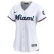 Women's Miami Marlins Nike White Home Limited Custom Jersey