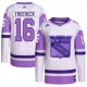 Men's New York Rangers #16 Vincent Trocheck Purple Fights Cancer Primegreen Adidas NHL Jersey