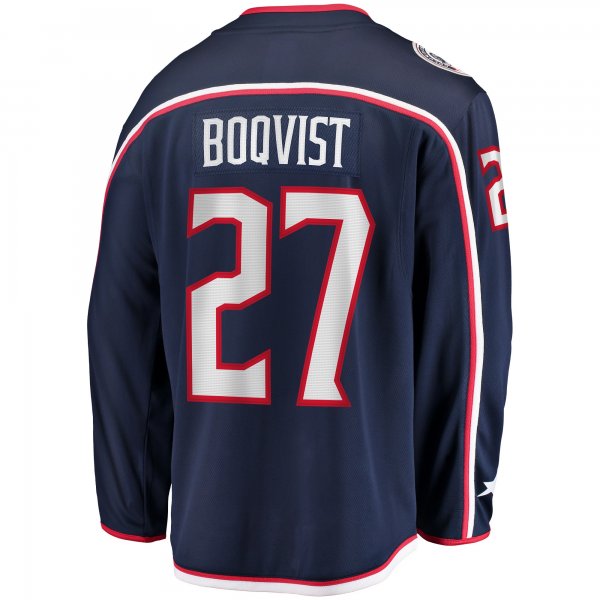 Men's Columbus Blue Jackets Adam Boqvist Fanatics Navy Home Breakaway Player Jersey