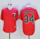 Minnesota Twins #34 Kirby Puckett Red New Cool Base Stitched MLB Jersey